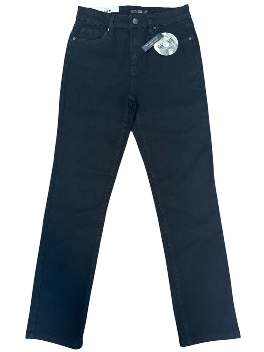 NWT Suko Jeans Limitless High Rise Straight Leg Black Jeans S/P 4–6